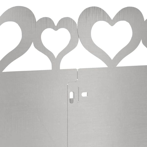 Ограничители за тревни площи 20 pcs Сребрист 103 x 0,05 x 22 см