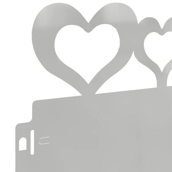 Ограничители за тревни площи 20 pcs Сребрист 103 x 0,05 x 22 см