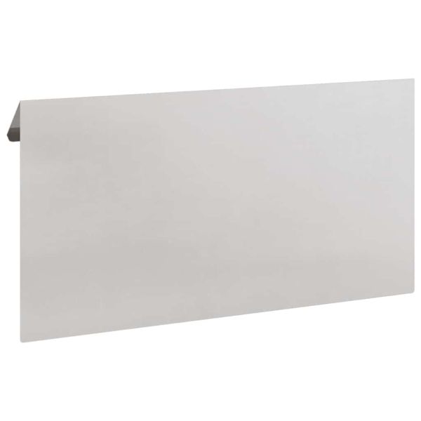 Оградка за охлюви 4 pcs Сребрист 50 x 3,5 x 25 см