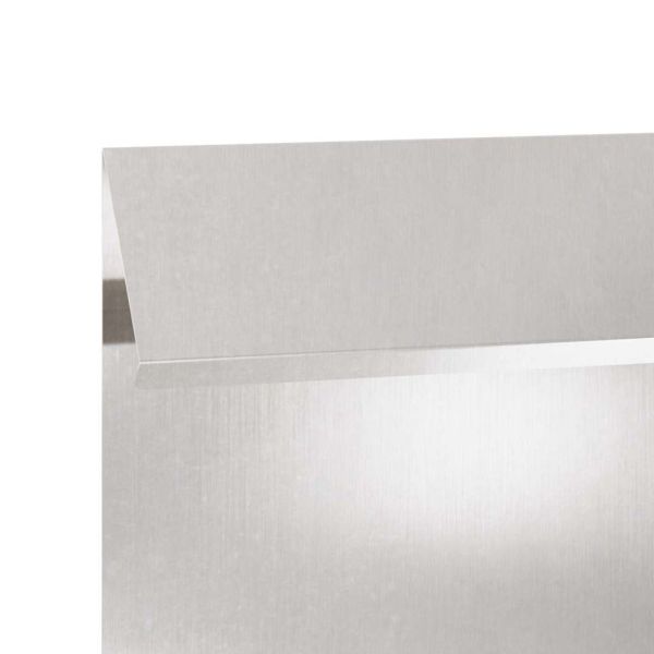 Оградка за охлюви 4 pcs Сребрист 50 x 3,5 x 25 см