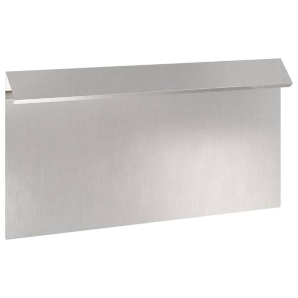 Оградка за охлюви 16 pcs Сребрист 50 x 3,5 x 25 см