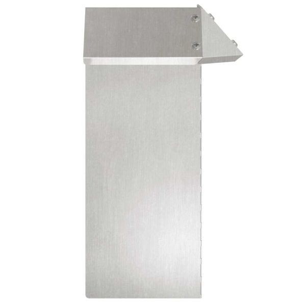 Оградка за охлюви 4 pcs Сребрист 13,5 x 13,5 x 25 см