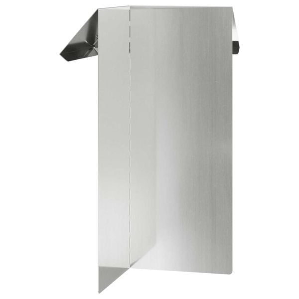 Оградка за охлюви 4 pcs Сребрист 13,5 x 13,5 x 25 см