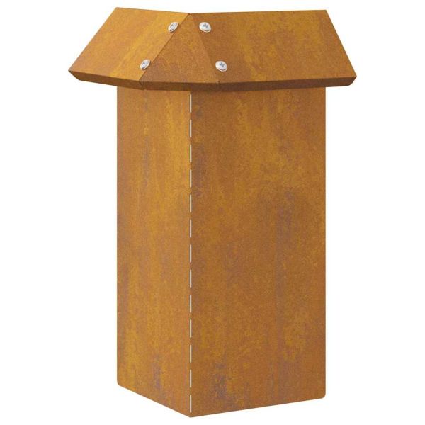 Оградка за охлюви Ръждясало 13,5 x 13,5 x 25 см