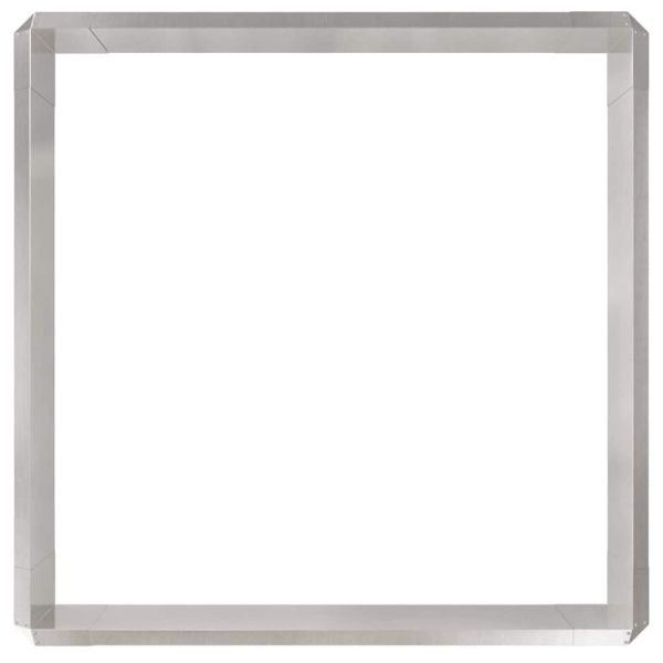 Огради за охлюви 8 pcs Сребрист Неръждаема стомана