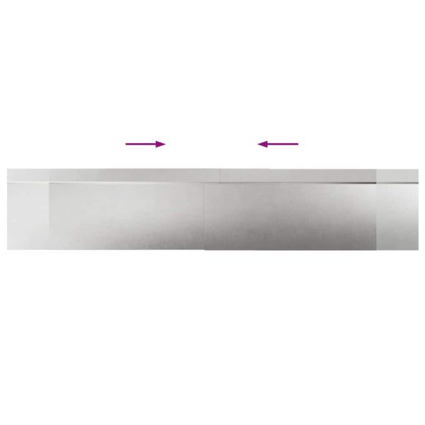 Огради за охлюви 8 pcs Сребрист Неръждаема стомана