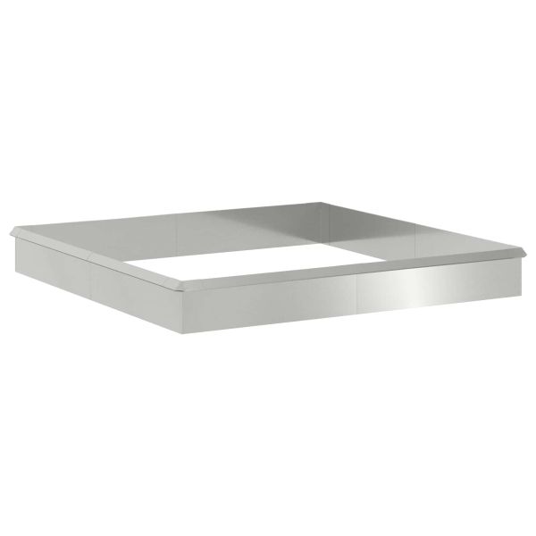 Огради за охлюви 12 pcs Сребрист Галванизирана стомана