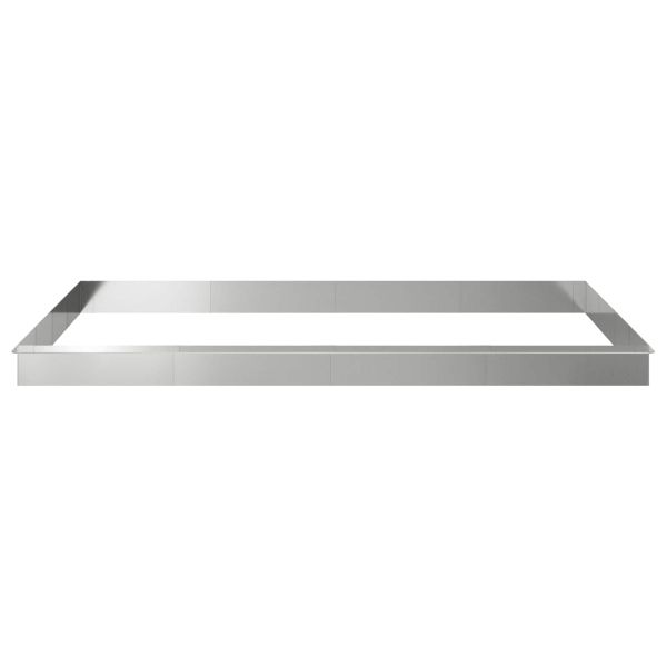 Огради за охлюви 20 pcs Сребрист Галванизирана стомана