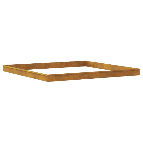 Огради за охлюви 20 pcs Ръждясало Патинираща стомана