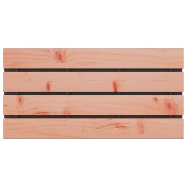 Градинска пейка Черно 80 x 40 x 43 см Стомана