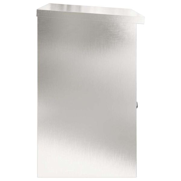 Пощенска кутия за пратки със съхранение Черно 47.5 x 38 x 59 см