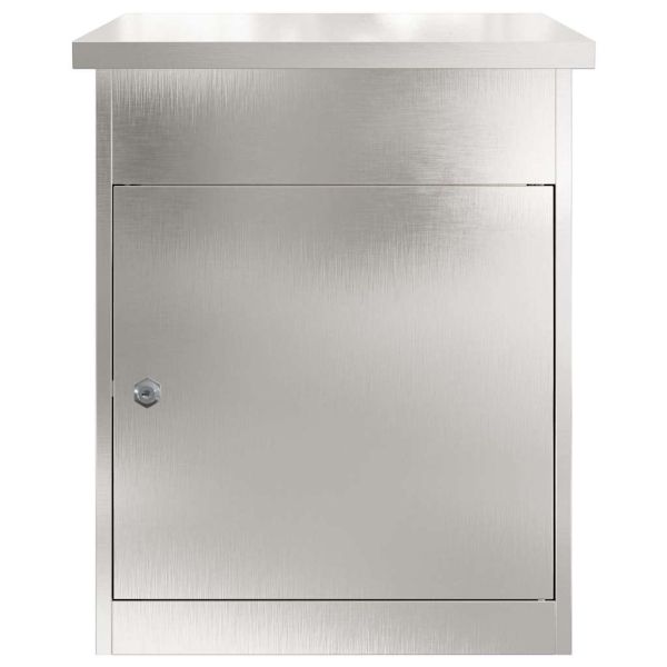 Пощенска кутия за пратки със съхранение Черно 47.5 x 38 x 59 см