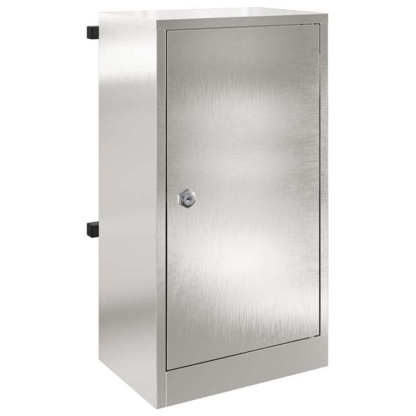 Пощенска кутия Сребрист 30 x 20 x 55 см Неръждаема стомана