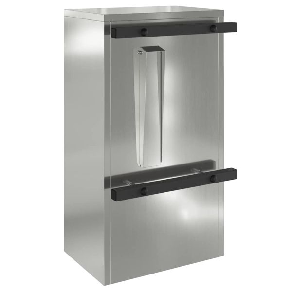 Пощенска кутия Черно 30 x 20 x 55 см Галванизирана стомана