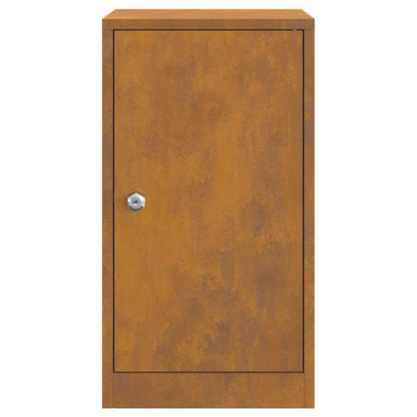 Пощенска кутия Ръждясало 30 x 20 x 55 см Патинираща стомана