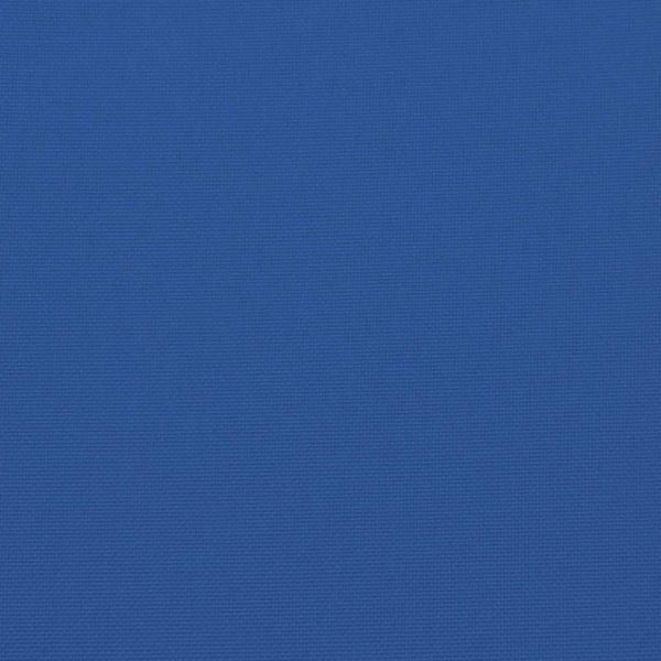 Възглавница за градинска пейка синя 120x50x7 см оксфорд плат