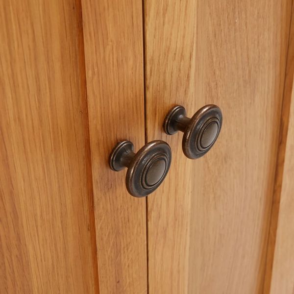 Шкаф за съхранение, 50x22x110 см, дъбов масив