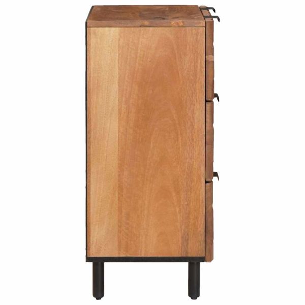 Служебен шкаф Финал на кафяво акацие Солидно мангово дърво