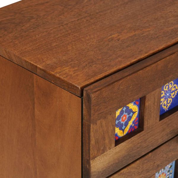 Служебен шкаф 2 pcs Орех 60 x 33,5 x 75 см