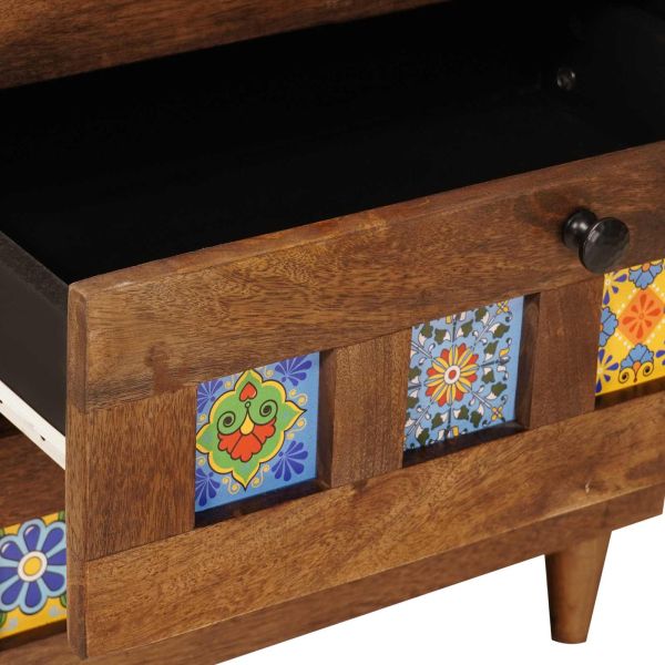 Служебен шкаф 2 pcs Орех 60 x 33,5 x 75 см