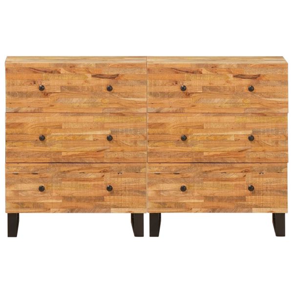 Служебен шкаф Кафяво Солидно мангово дърво