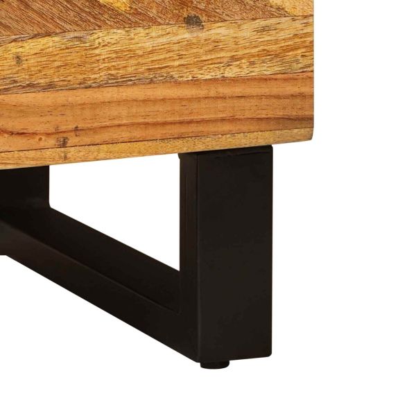 Комплекти за баня с врата Естествен Солидно мангово дърво