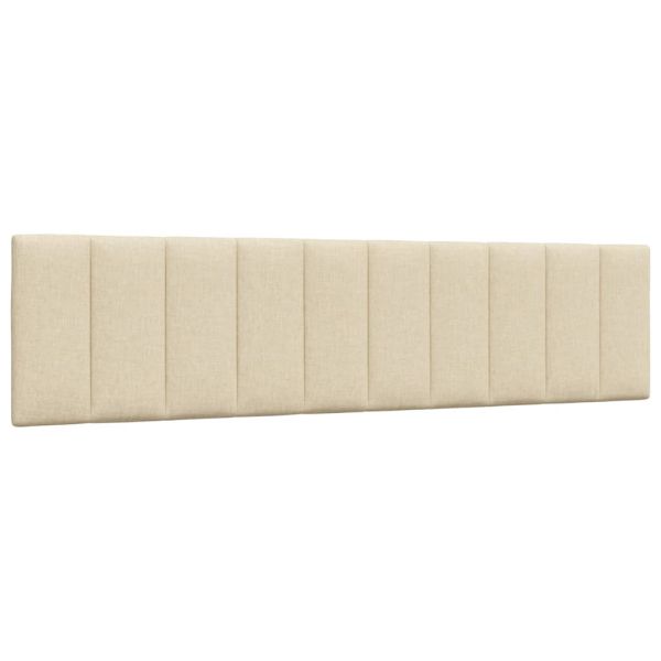 Рамка за легло без матрак Hanko, кремава, 200x200 см, плат