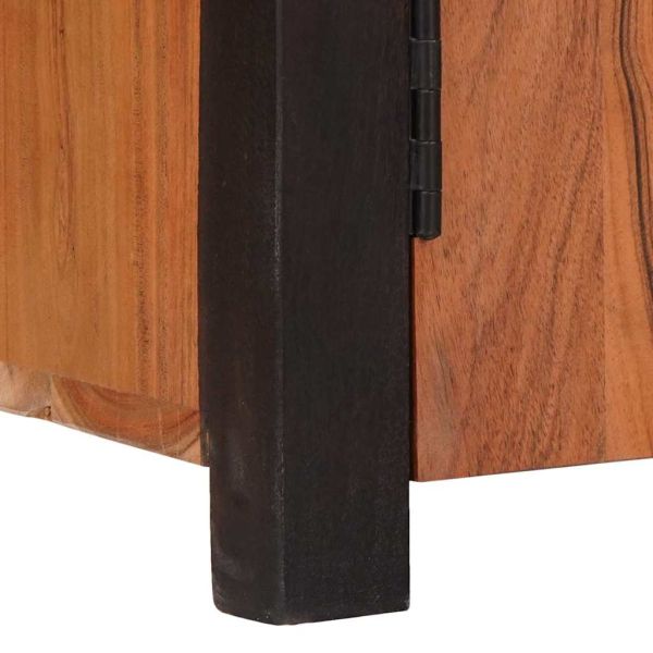 Служебен шкаф с чекмедже 2 pcs Кафяво 110 x 30 x 75 см