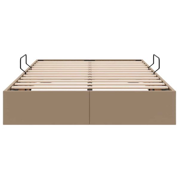 Легло с място за съхранение Капучино 120 x 200 cm Изкуствена