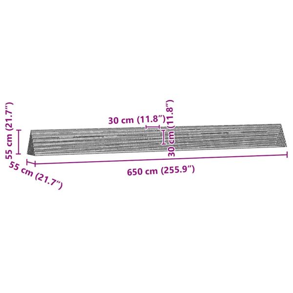 Клетка за пилета Сребрист 650 x 55 x 55 см