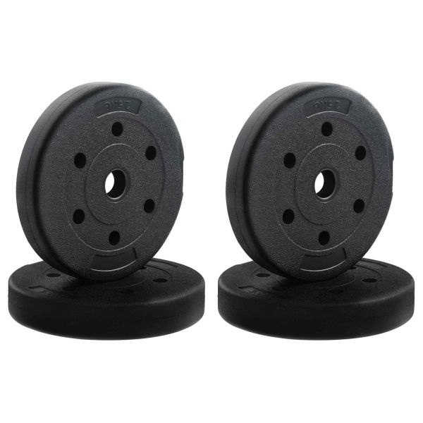 Комплект 2 в 1 дъмбел Черен и Червен 121 x 19,5 x 19,5 см