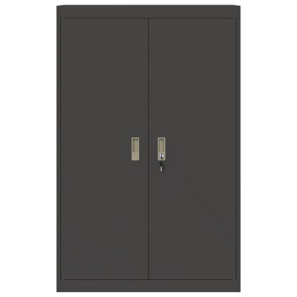 Шкаф за съхранение със съхранение 2 pcs Черно 90 x 40 x 140 cm