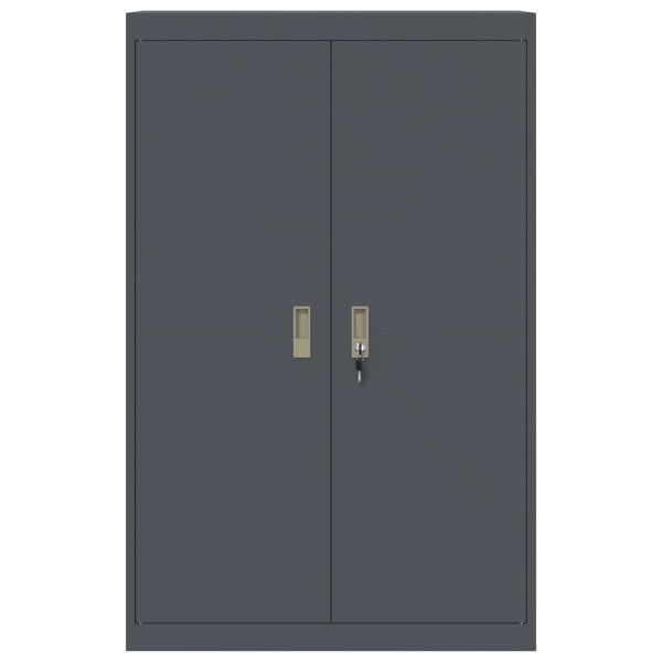 Шкаф за съхранение 2 pcs Антрацит 90 x 40 x 140 cm