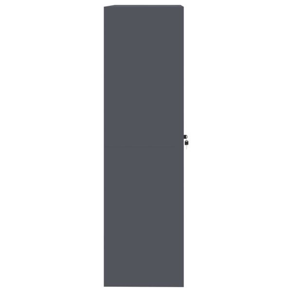 Шкаф за съхранение 2 pcs Антрацит 90 x 40 x 140 cm