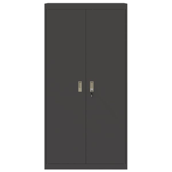 Шкаф за съхранение със съхранение 2 pcs Черно 90 x 40 x 180 cm