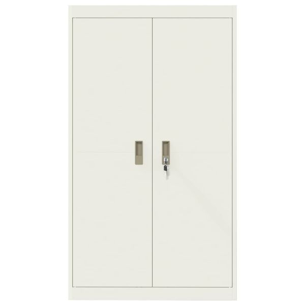 Шкаф за съхранение със съхранение 2 pcs Бяло 80 x 40 x 140 см