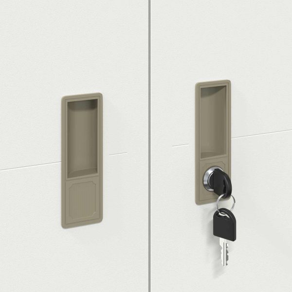 Шкаф за съхранение със съхранение 2 pcs Бяло 80 x 40 x 140 см