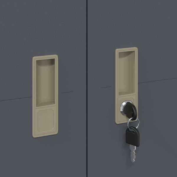 Шкаф за съхранение 2 pcs Антрацит 60 x 40 x 180 см