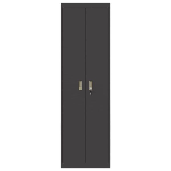 Шкаф за съхранение със съхранение 2 pcs Черно 60 x 40 x 200 см