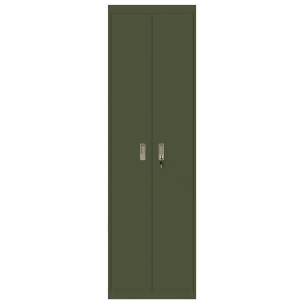 Шкаф за съхранение 2 pcs Маслинено зелено 60 x 40 x 200 см