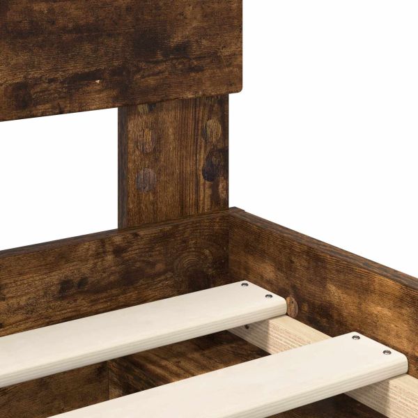 Рамка за легло с таблото Димян дъб 140 x 200 cm Инженерно дърво