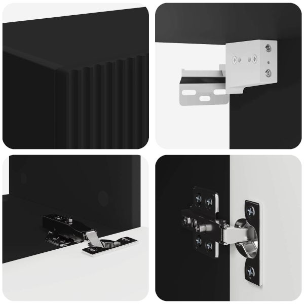 Черно 60 x 31 x 29,5 см