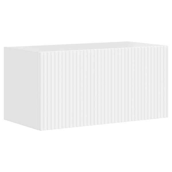 Лъскаво бяло 60 x 31 x 29,5 см