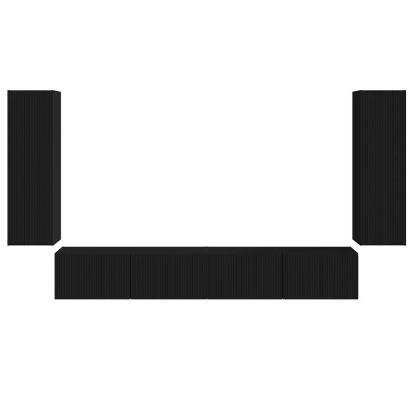 Черно 98 x 31 x 29,5 см