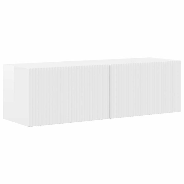 Лъскаво бяло 98 x 31 x 29,5 см