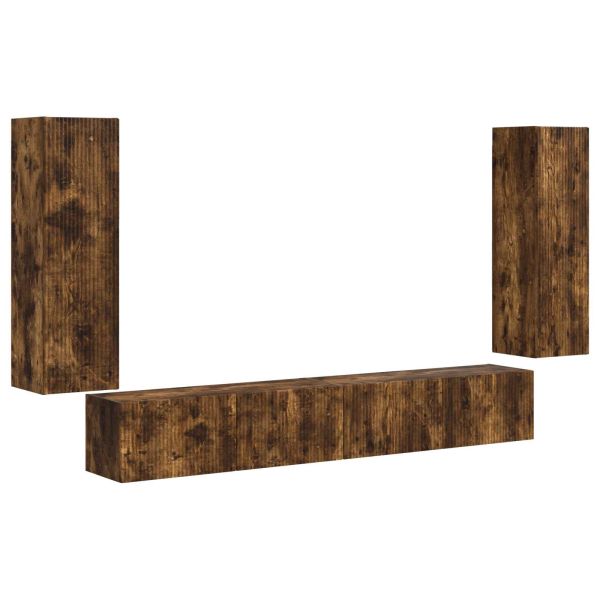 Монтиране на стена 4 pcs Димян дъб