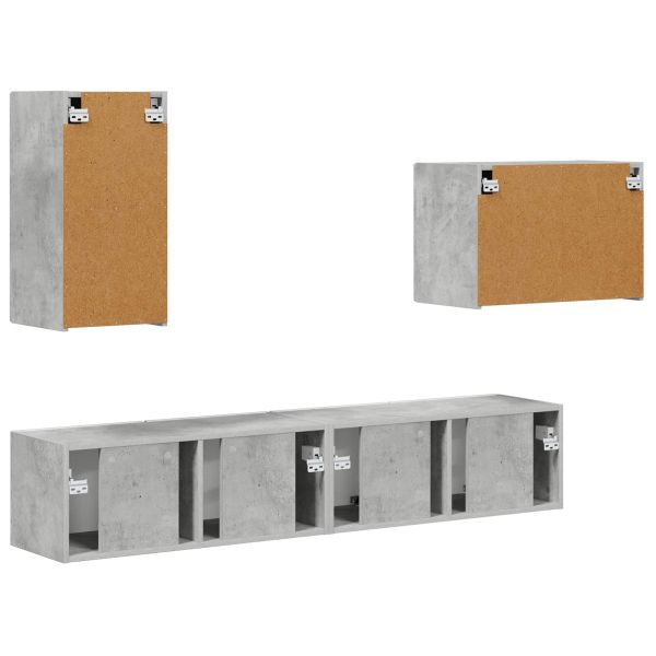 4 pcs Циментено сиво