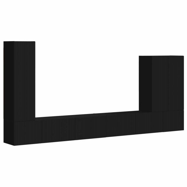 Монтиране на стена 6 pcs Черно