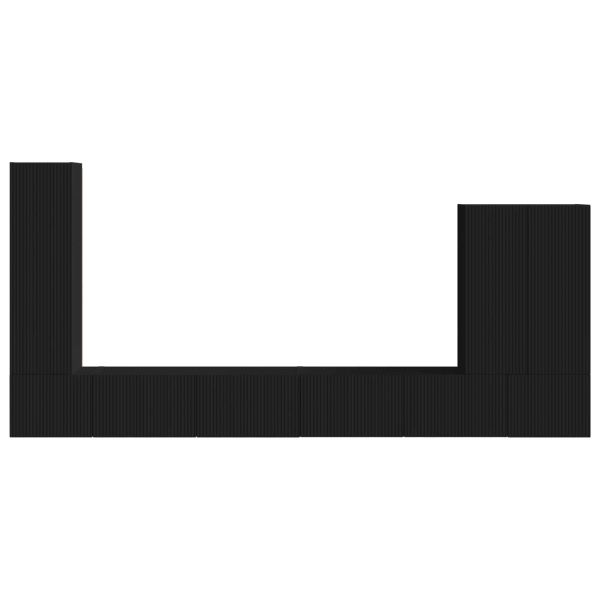 Монтиране на стена 6 pcs Черно