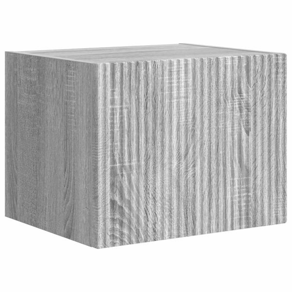 Монтиране на стена 6 pcs Сив Сонома